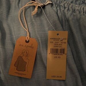 American Eagle Soft Blue Fabric